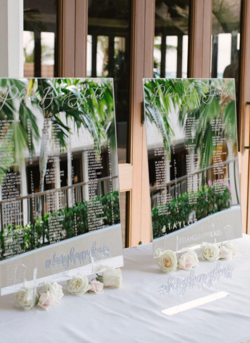 Mirrored Seating Chart