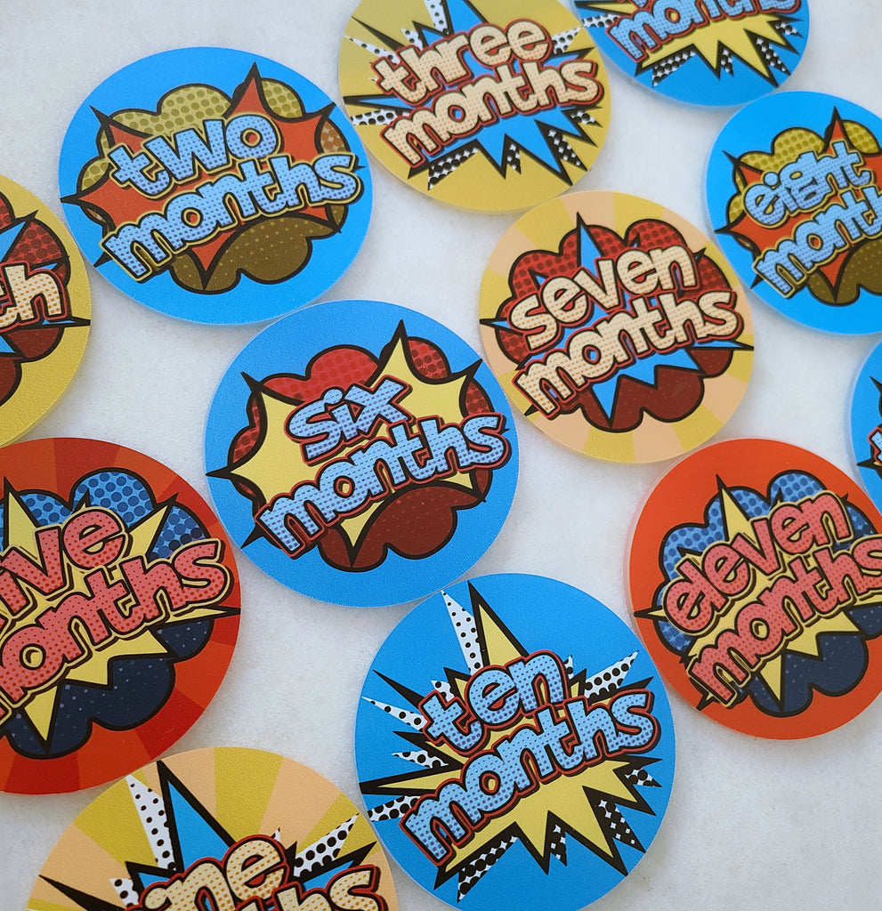 Superhero Milestone Cards