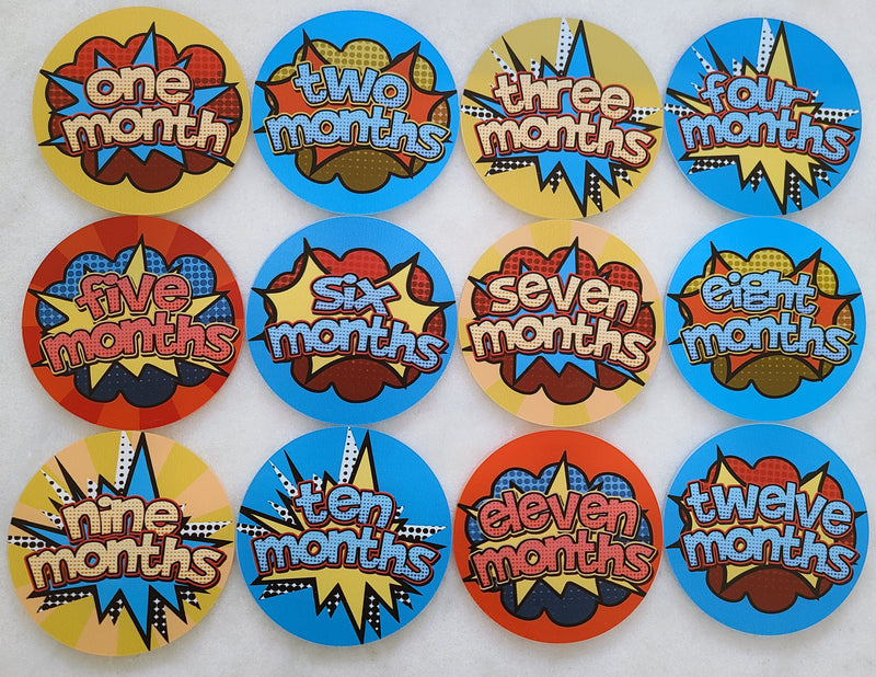 Superhero Milestone Cards