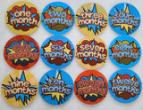Superhero Milestone Cards