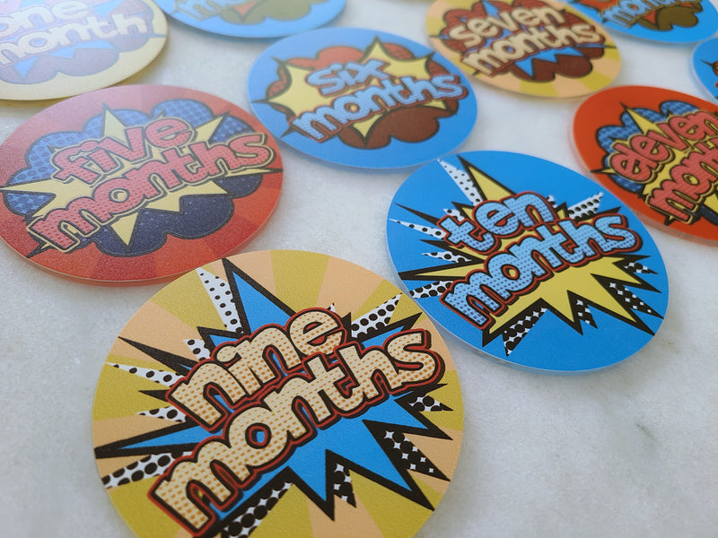 Superhero Milestone Cards