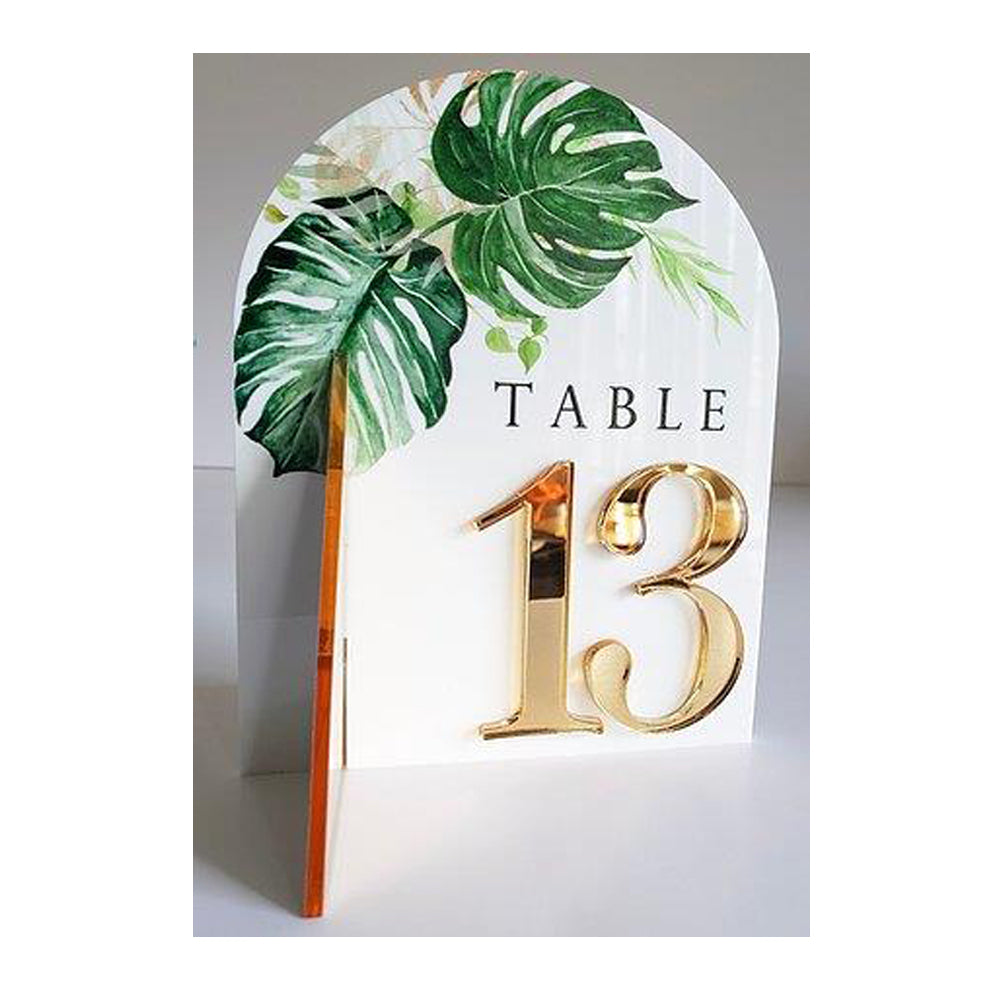 MONSTERA TABLE NUMBER SET