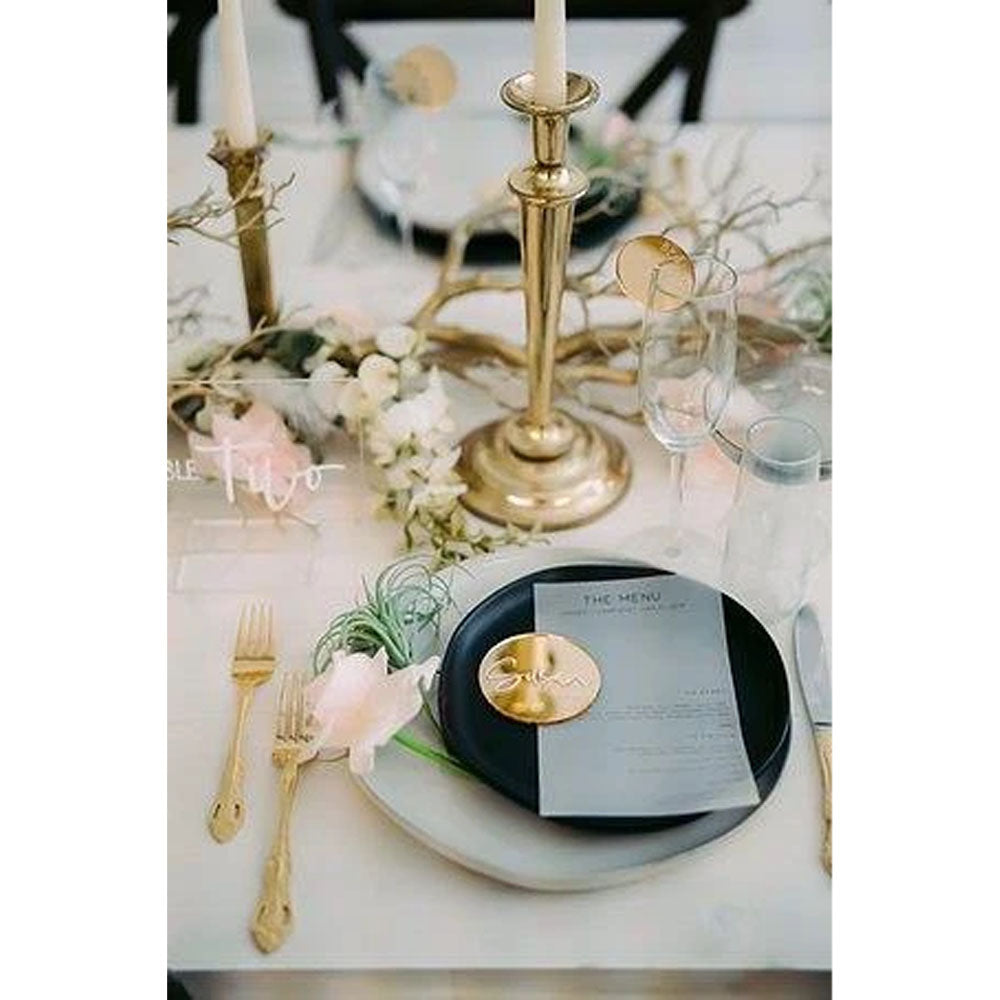 ROUND PLACE CARDS