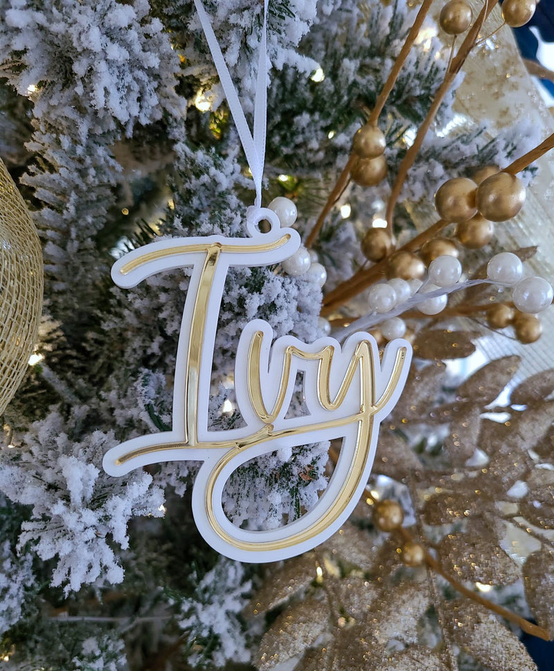 3D NAME ORNAMENT