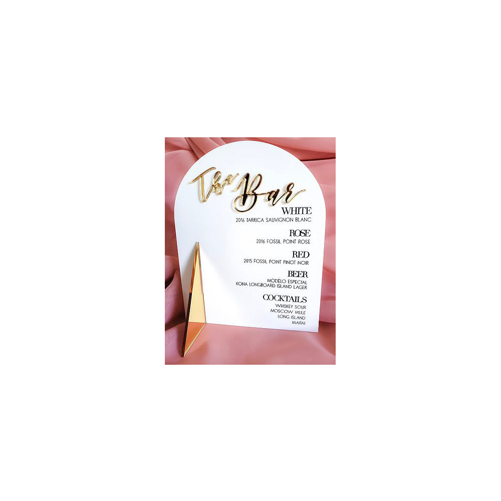 BAR MENU