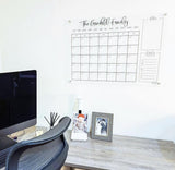 23"x17" Acrylic Calendar