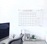 23"x17" Acrylic Calendar