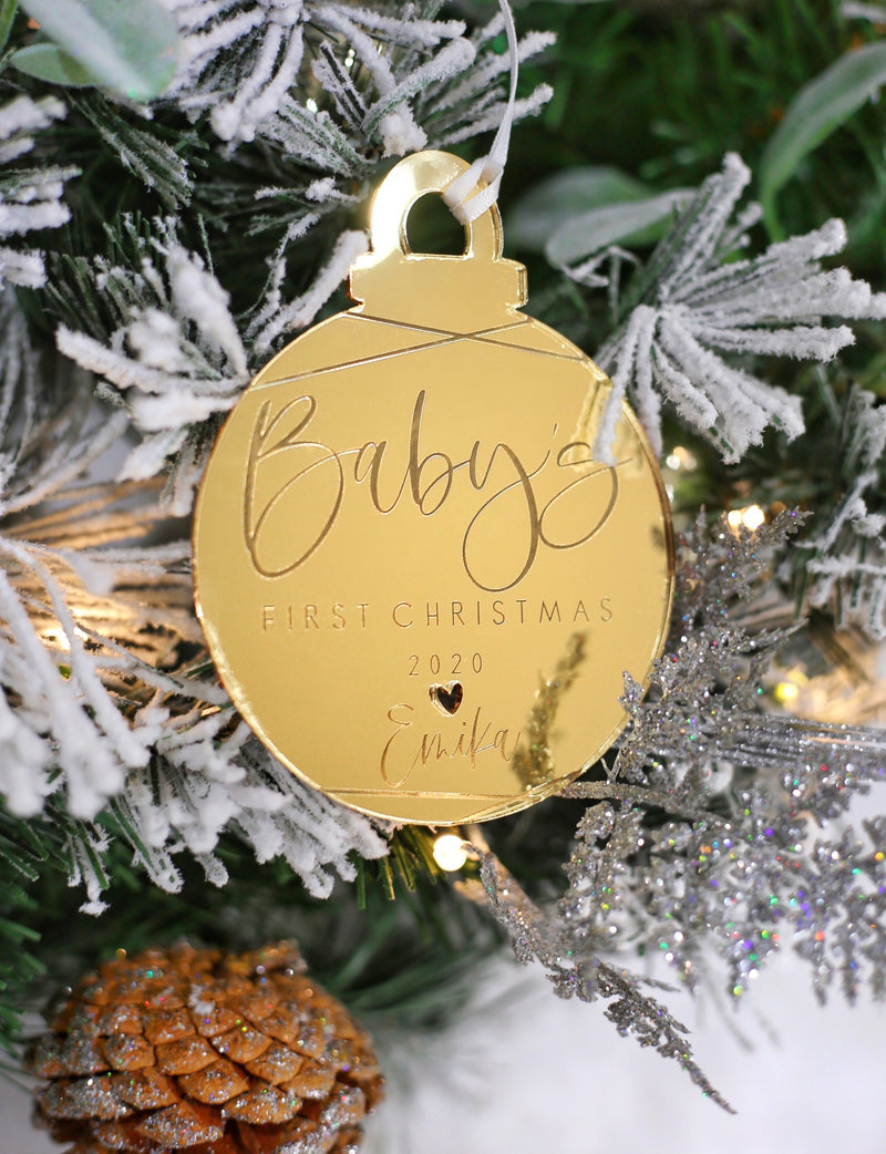 BABY'S FIRST XMAS ORNAMENT