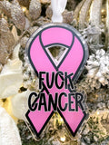 FUCK CANCER Ornament