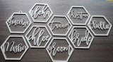 GEOMETRIC PLACE CARDS - CUSTOM