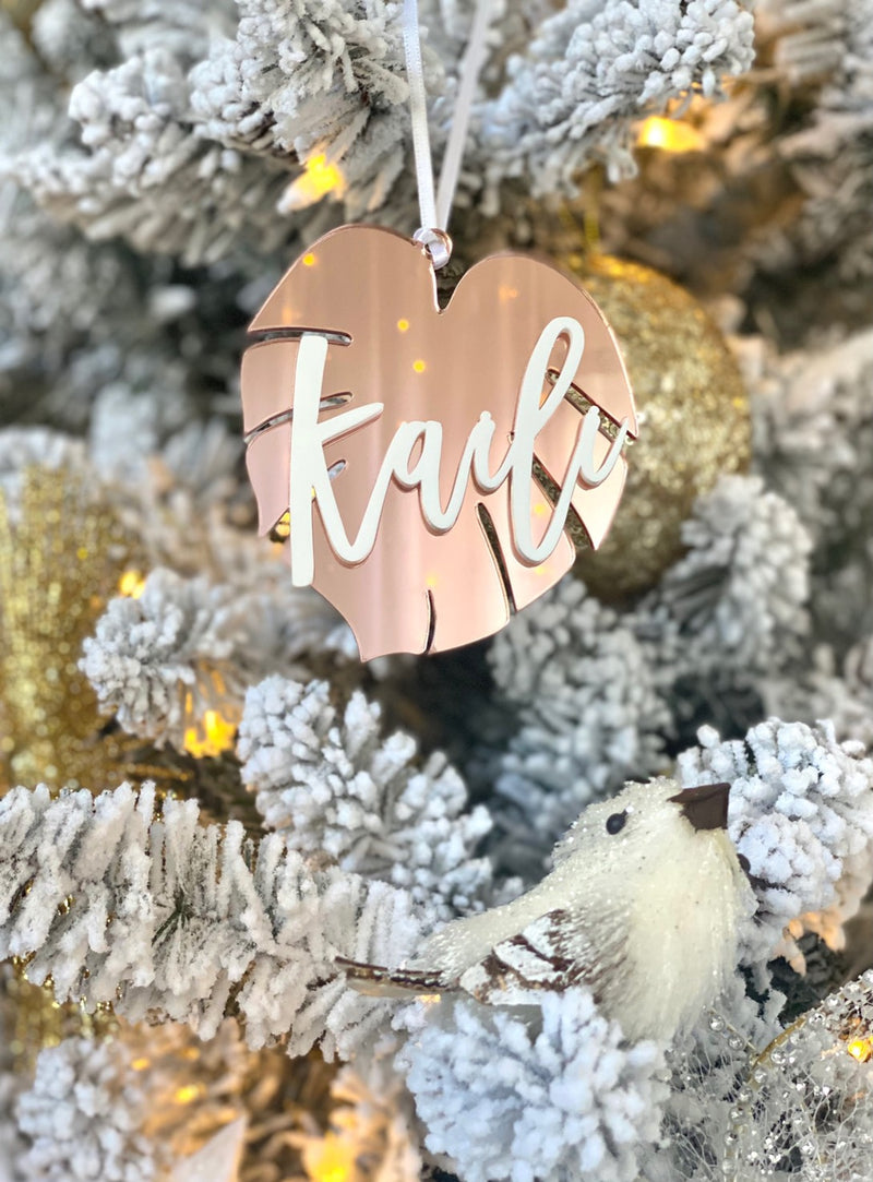 Monstera Ornament