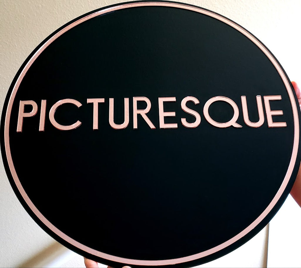 Round Acrylic Sign