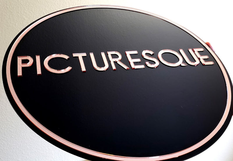 Round Acrylic Sign