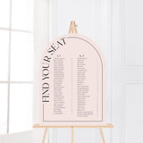 Modern Arch Seating Chart