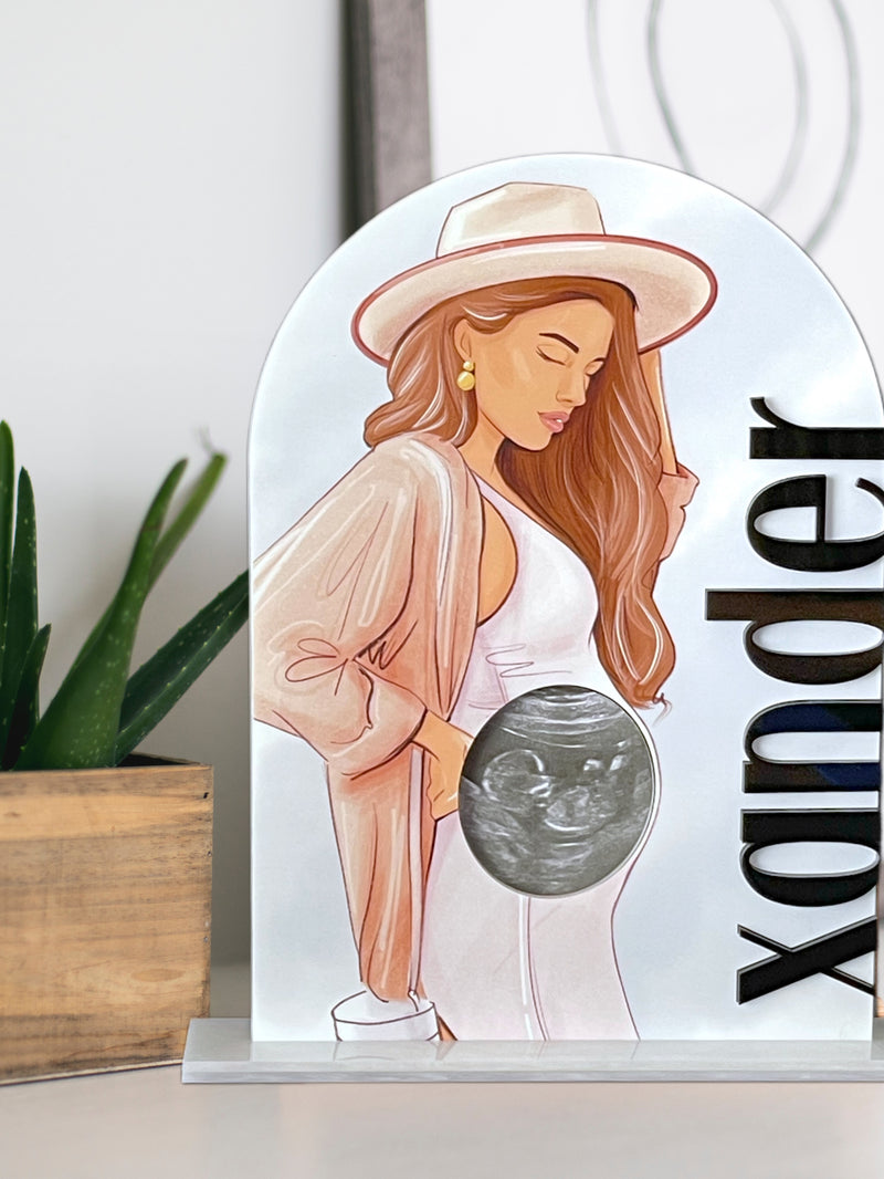 Boho Ultrasound Photo Frame