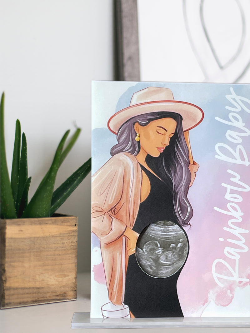 Boho Ultrasound Photo Frame