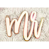 "MR & MRS" CHAIR SIGN