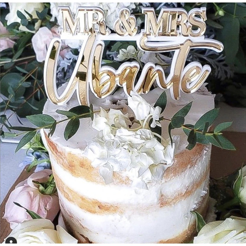 Dual-Layered 3D Cake Topper