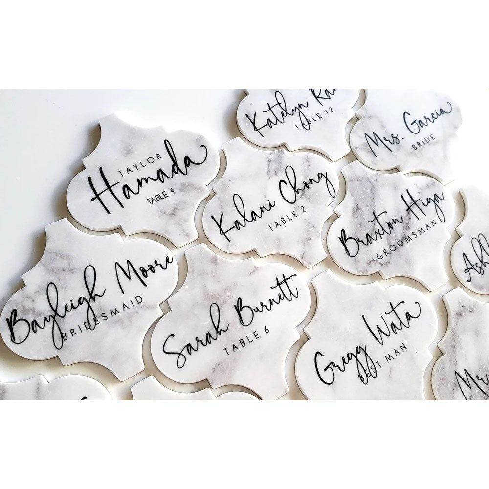 ARABESQUE PLACE CARDS