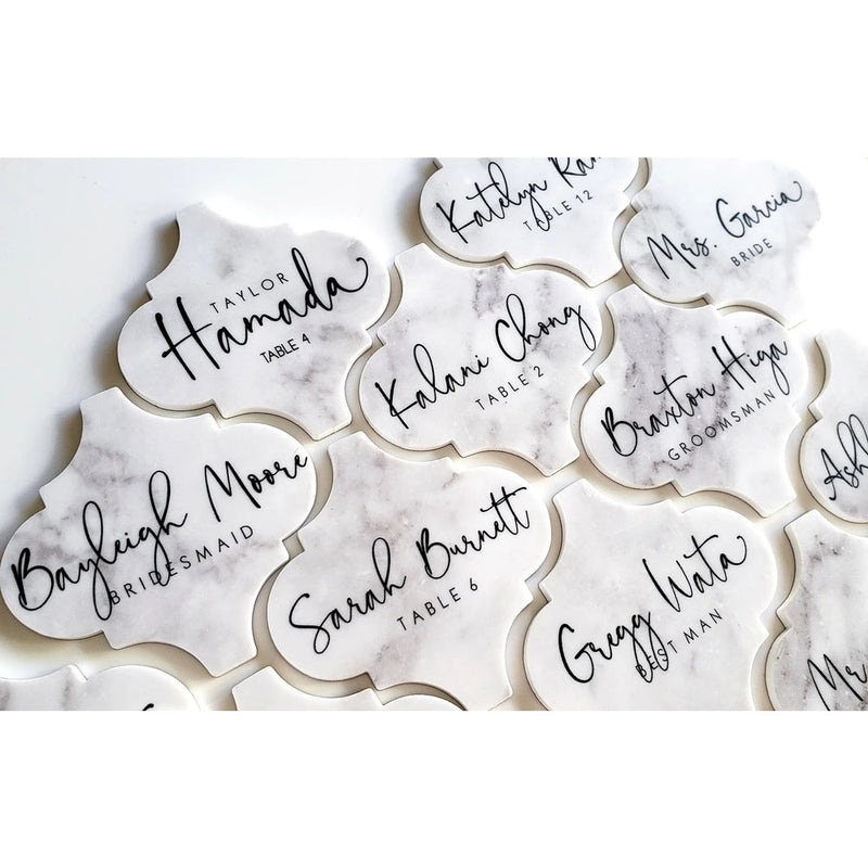 ARABESQUE PLACE CARDS