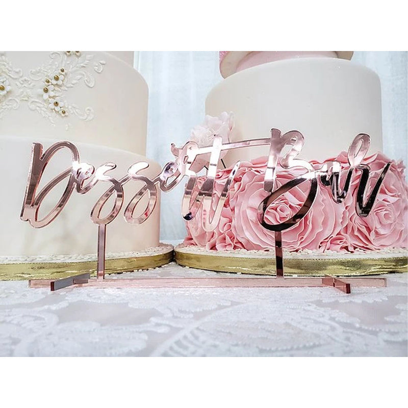 "DESSERT BAR" FREE STANDING SIGN