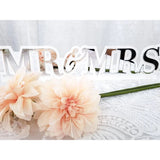 DUAL-LAYER "MR & MRS" FREE STANDING SIGN