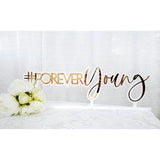 DUAL LAYERED FREE STANDING HASHTAG