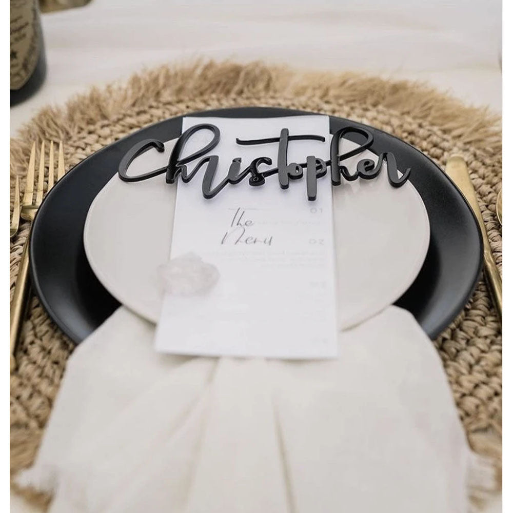 CUSTOM NAME PLACE CARD