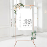 Always Elegant Welcome Sign