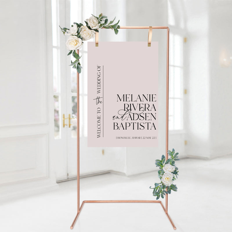 Always Elegant Welcome Sign