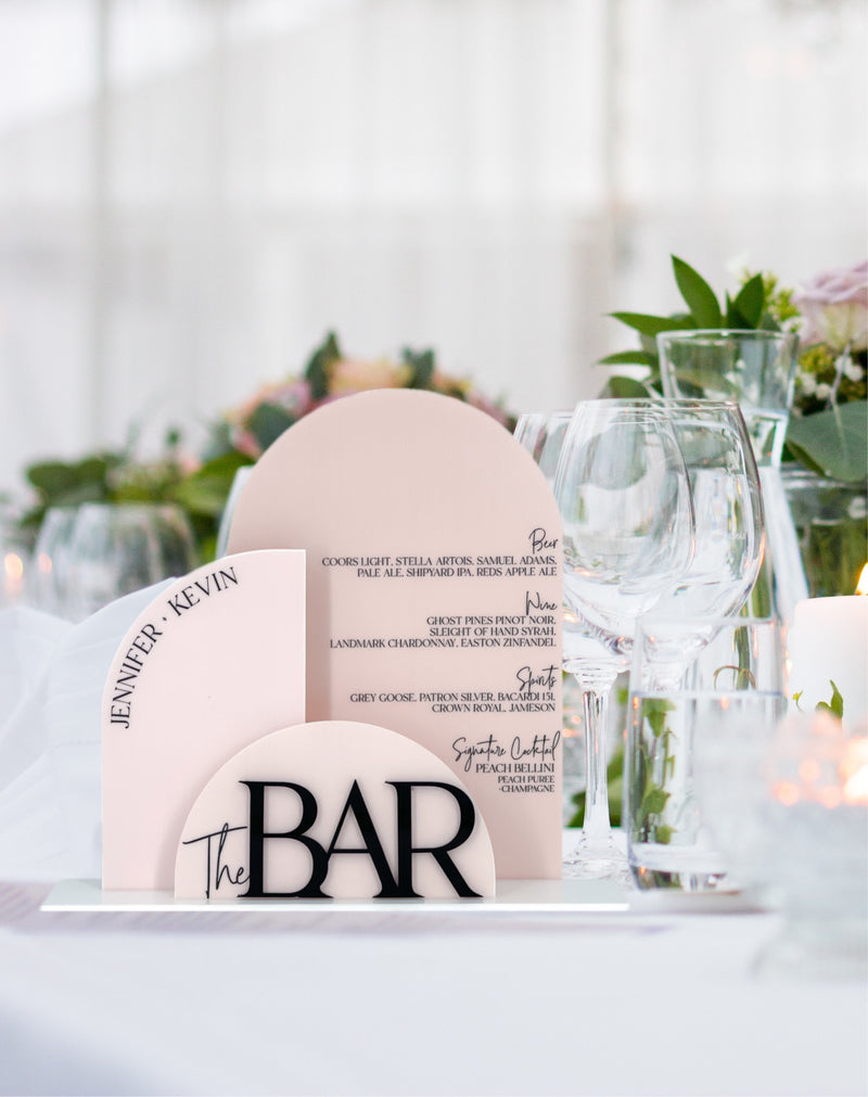 Trinity Arch Menu