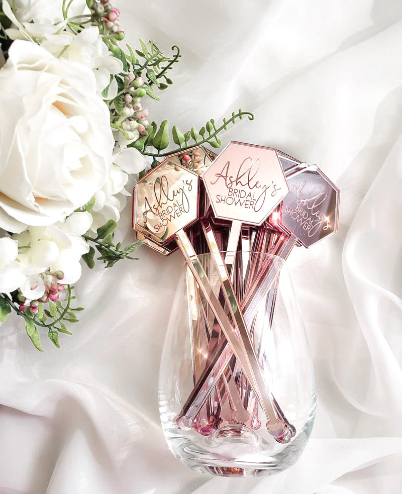 GEOMETRIC DRINK STIRRERS - CUSTOM