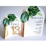MONSTERA TABLE NUMBER SET