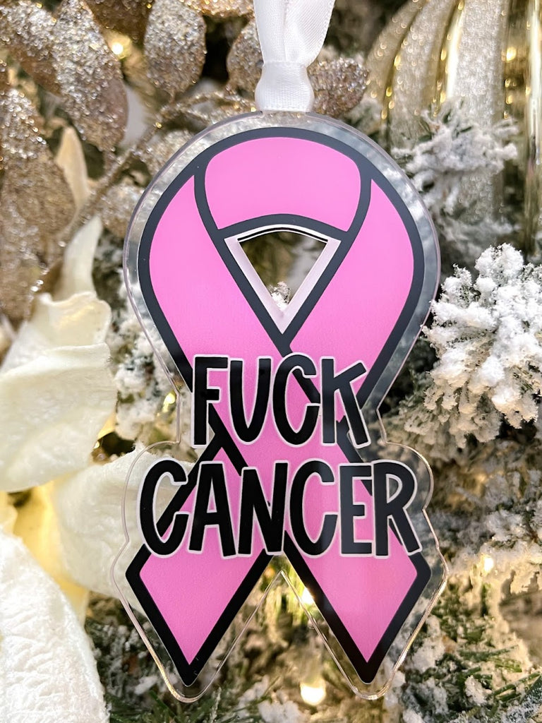 FUCK CANCER Ornament