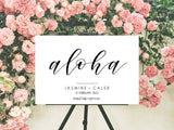 Minimalistic ALOHA Signage